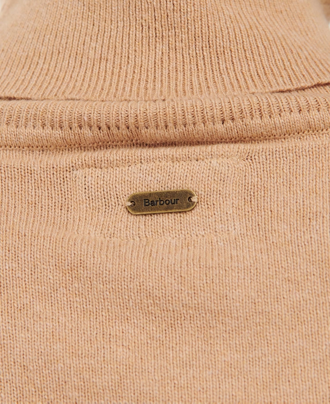 Brown Women's Barbour Pendle Roll-Neck Sweaters | KVHR-38627