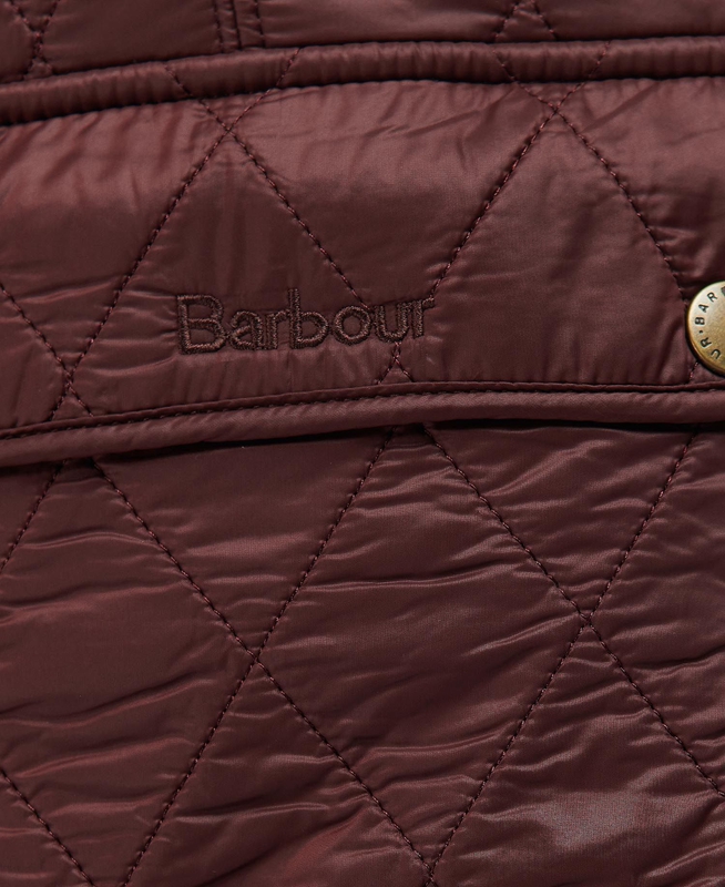 Burgundy Women's Barbour Wray Vest | YKQH-47063