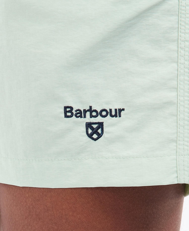 Green Men's Barbour Essential Logo Swim Pants | JRAM-35496