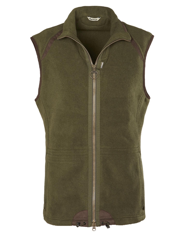 Green Men's Barbour Langdale Vest | MBTG-48072