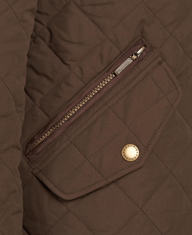 Green Men's Barbour Shoveler Quilted Jackets | QKEP-82054