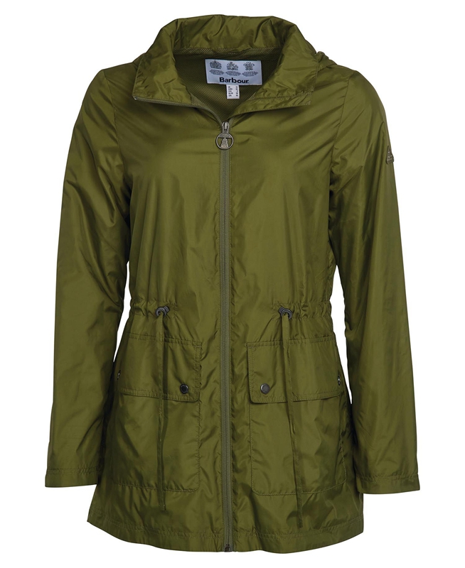 Green Women's Barbour Campion Showerproof Casual Jackets | VOKS-74658