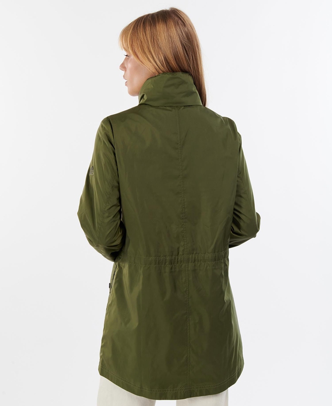 Green Women's Barbour Campion Showerproof Casual Jackets | VOKS-74658