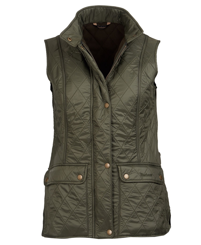 Green Women's Barbour Weste Wray Vest | AWUB-35219