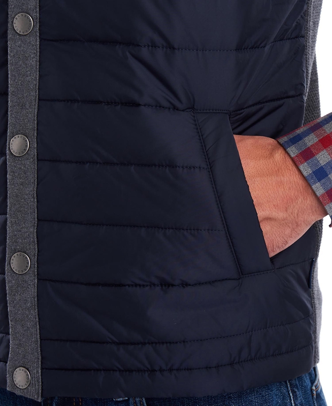 Grey Men's Barbour Essential Vest | EOTY-49802