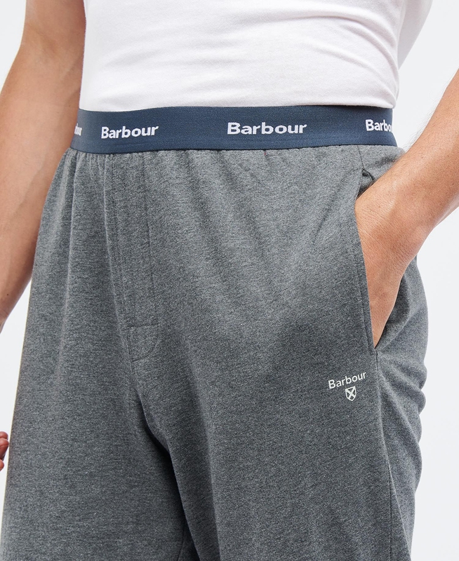 Grey Men's Barbour Jake Lounge Jogger Pants | KPCZ-58736