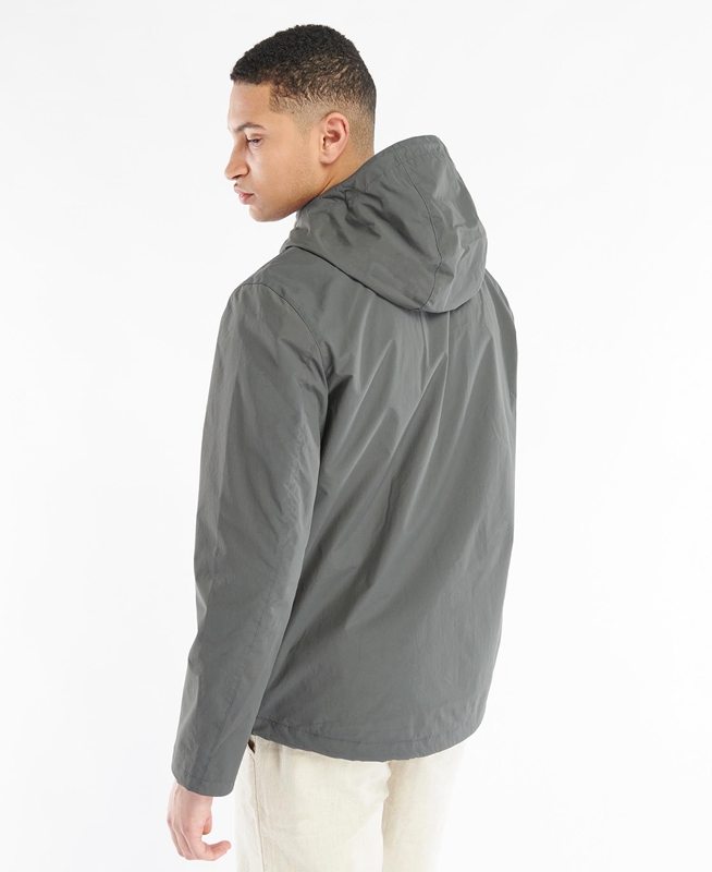 Grey Men's Barbour Selby Showerproof Casual Jackets | FLEI-92861