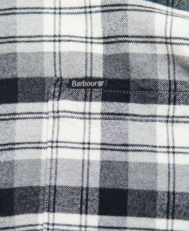 Grey Men's Barbour Stonewell Tailored Fit Shirts | VYBL-68324