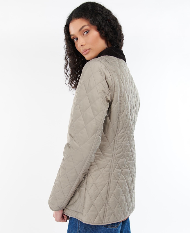 Grey Women's Barbour Annandale Quilted Jackets | DLUG-13507