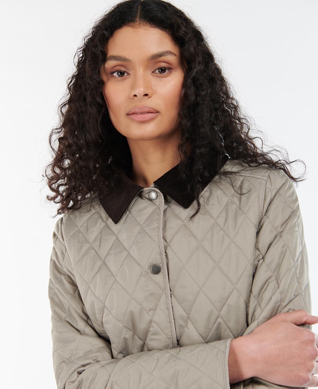 Grey Women's Barbour Annandale Quilted Jackets | DLUG-13507