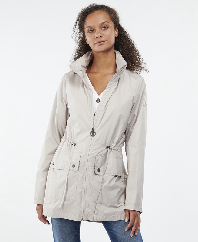 Grey Women's Barbour Campion Showerproof Casual Jackets | TULB-70386