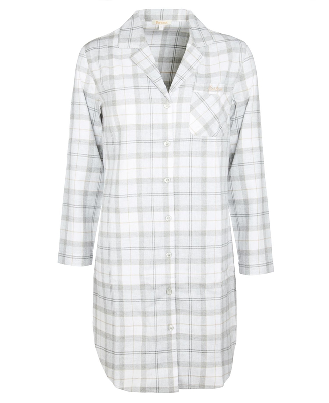 Grey Women's Barbour Etta Nightshirt Nightwear | UONK-14503