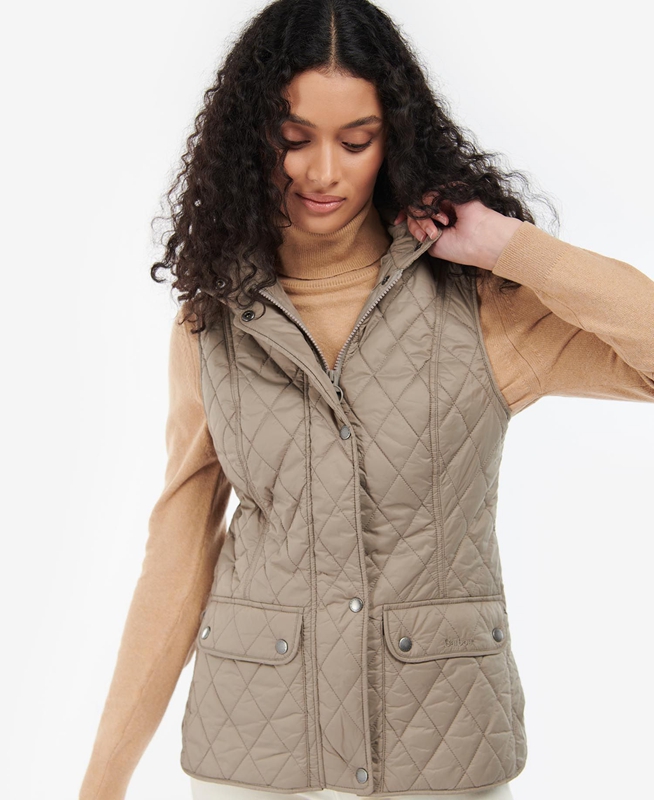 Grey Women\'s Barbour Otterburn Vest | SGFC-15607