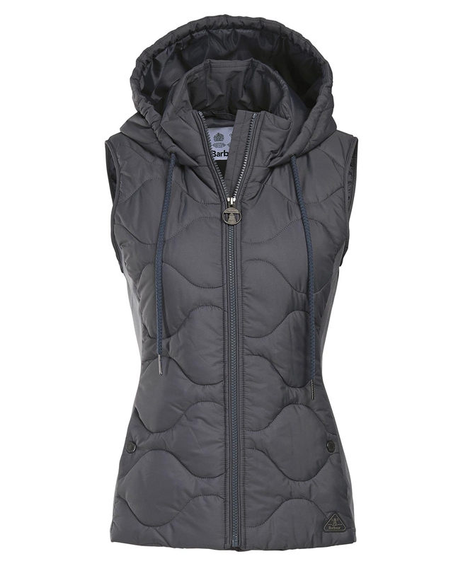 Grey Women's Barbour Thrift Quilted Sweatshirts | KFUX-53074