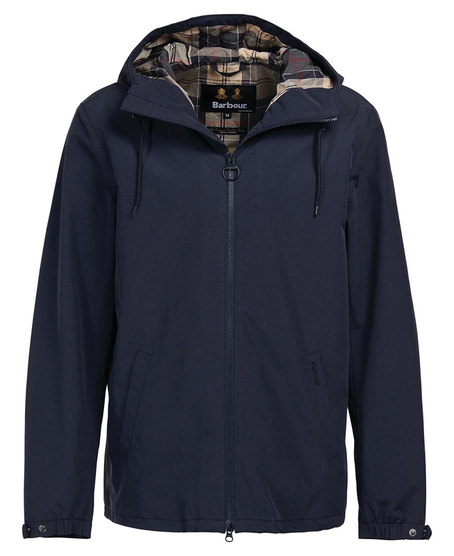 Navy Men's Barbour Dillon Waterproof Jackets | JXBT-65279