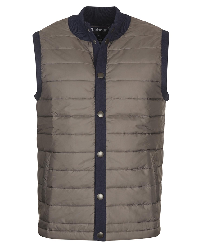 Navy Men's Barbour Essential Vest | HRGK-92703