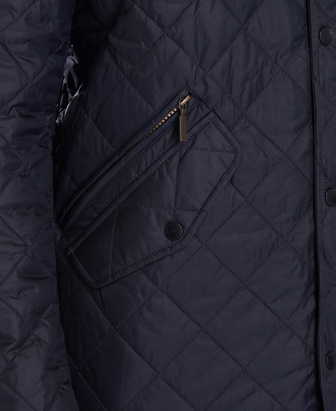 Navy Men's Barbour Flyweight Chelsea Quilted Jackets | ZQLS-12695