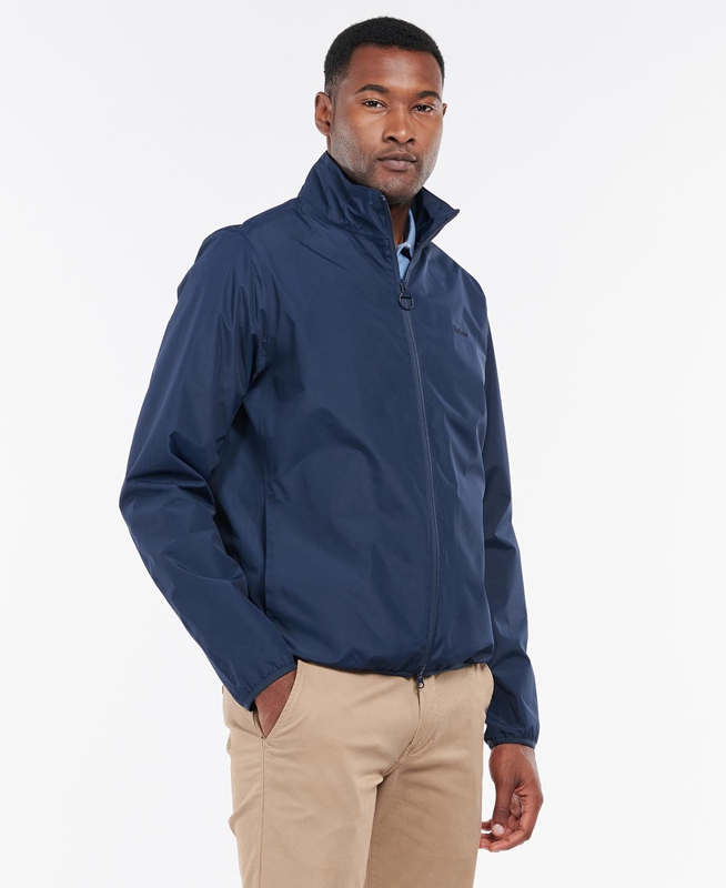 Navy Men\'s Barbour Korbel Waterproof Jackets | KSNB-89573