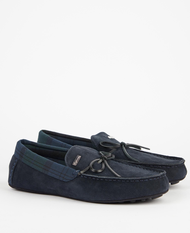 Navy Men's Barbour Kurila Slippers | JFDA-43216