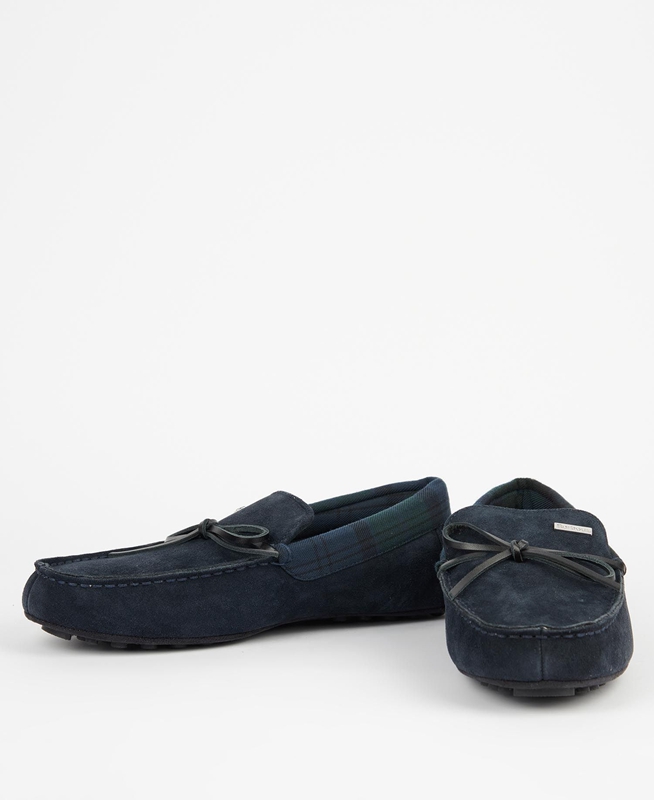 Navy Men's Barbour Kurila Slippers | JFDA-43216