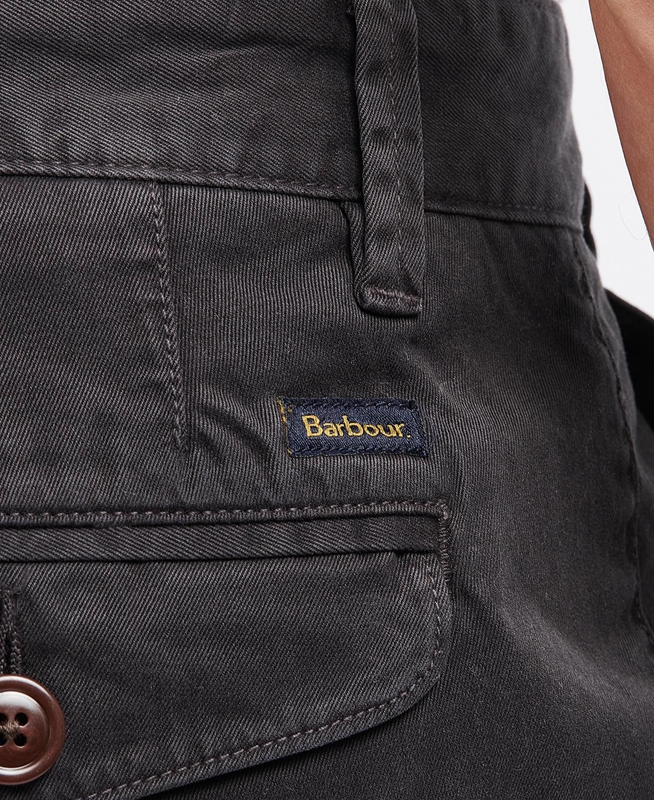 Navy Men's Barbour Neuston Twill Pants | QWUC-94568