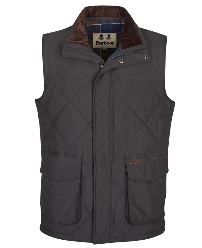 Navy Men's Barbour Winterdale Vest | MOWY-53946