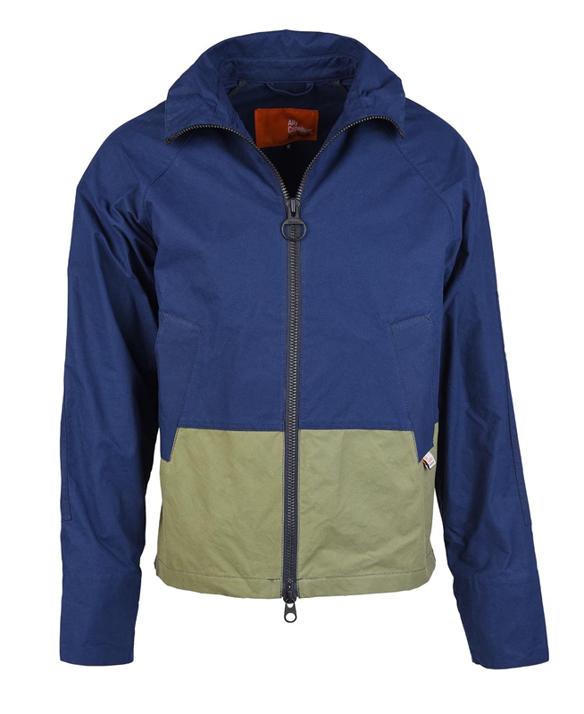 Navy Men's Barbour x Ally Capellino Hand Casual Jackets | BHAK-09721