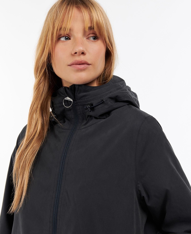 Navy Women's Barbour Armeria Waterproof Jackets | QLSU-01253