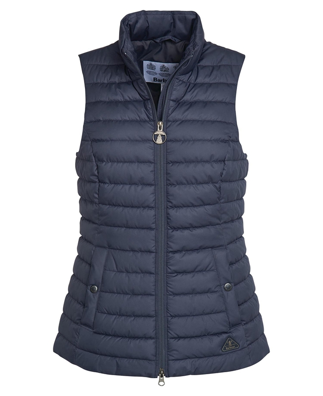 Navy Women's Barbour Morwick Vest | TVGD-94823