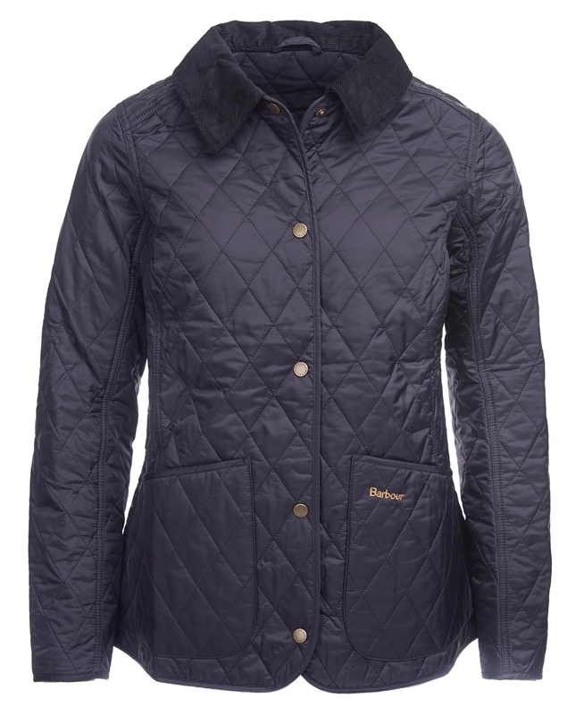 Navy Women's Barbour Steppjacke Annandale Quilted Jackets | IGMC-38046