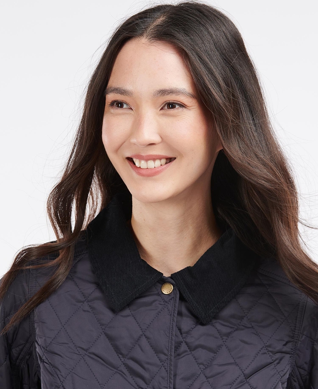 Navy Women's Barbour Steppjacke Annandale Quilted Jackets | IGMC-38046