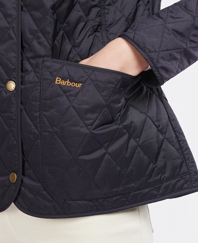 Navy Women's Barbour Steppjacke Annandale Quilted Jackets | IGMC-38046