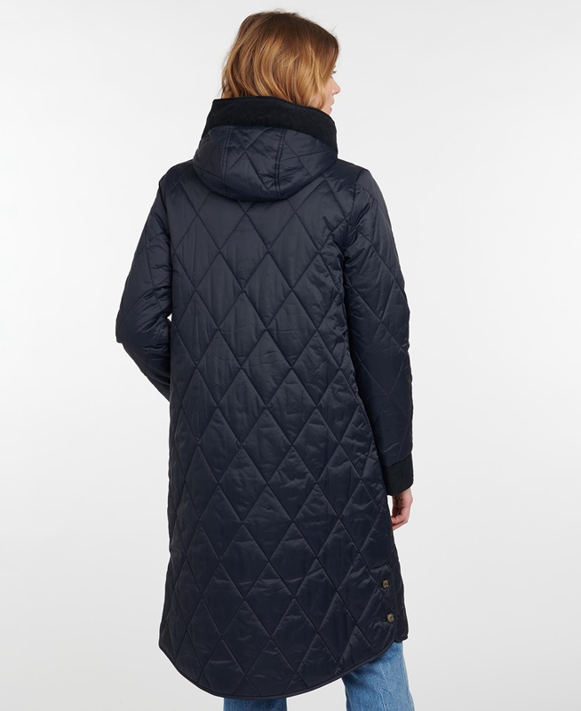 Navy Women's Barbour Steppjacke Mickley Quilted Jackets | WLQY-25468