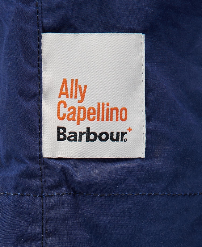 Navy Women's Barbour x Ally Capellino Tip Casual Jackets | RAVY-07396