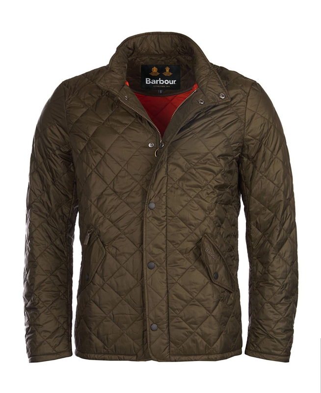 Olive Men's Barbour Flyweight Chelsea Quilted Jackets | EAYU-31764