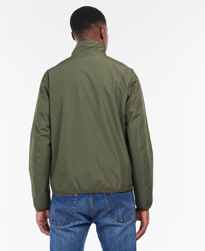 Olive Men's Barbour Korbel Waterproof Jackets | JCSM-35846