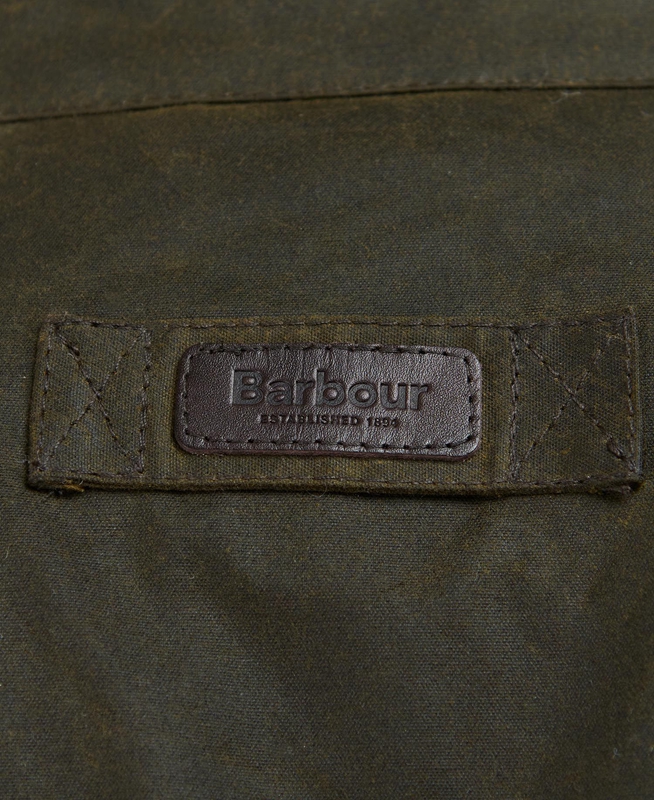 Olive Men's Barbour Sheldon Waxed Jackets | BTYG-06941