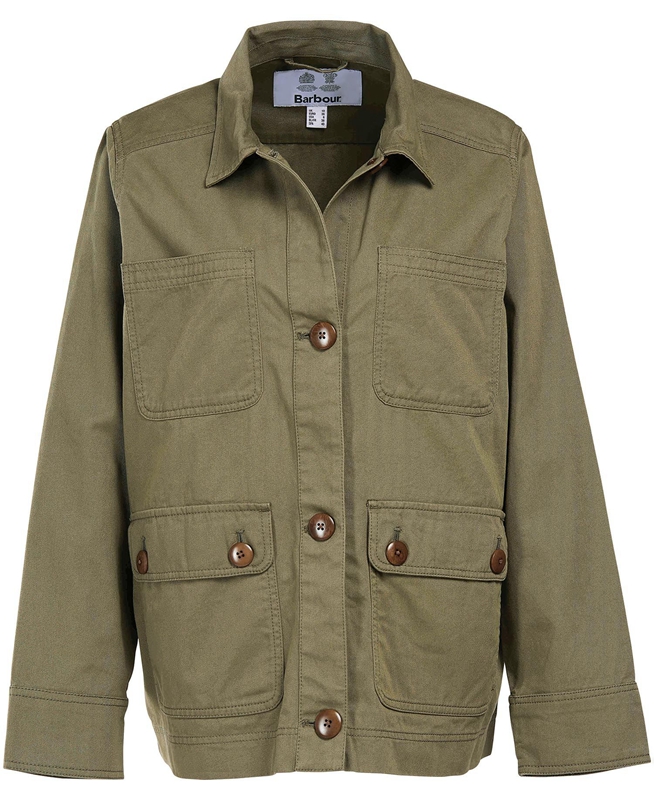 Olive Women's Barbour Coltsfoot Casual Jackets | HFCO-46278