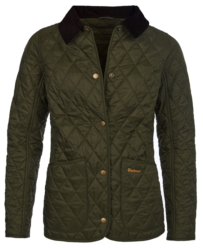 Olive Women's Barbour Steppjacke Annandale Quilted Jackets | ZPQI-63782