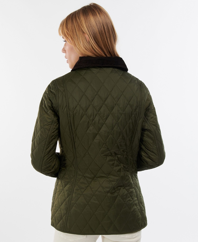 Olive Women's Barbour Steppjacke Annandale Quilted Jackets | ZPQI-63782