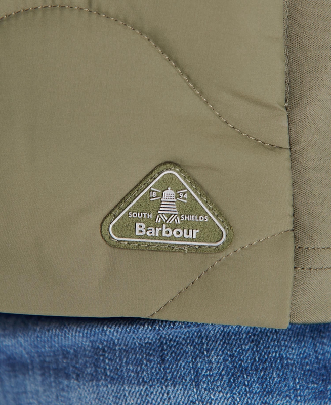 Olive Women's Barbour Thrift Quilted Sweatshirts | QOWP-58061