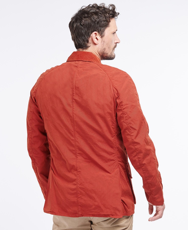 Orange Men's Barbour Ashby Casual Jackets | LFAD-03576