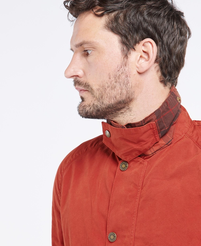 Orange Men's Barbour Ashby Casual Jackets | LFAD-03576