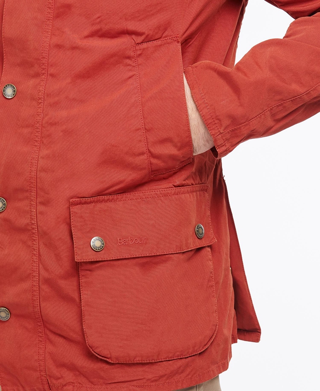 Orange Men's Barbour Ashby Casual Jackets | LFAD-03576