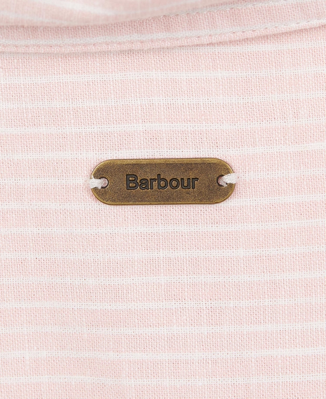 Pink Women's Barbour Beachfront Shirts | PJIK-68172