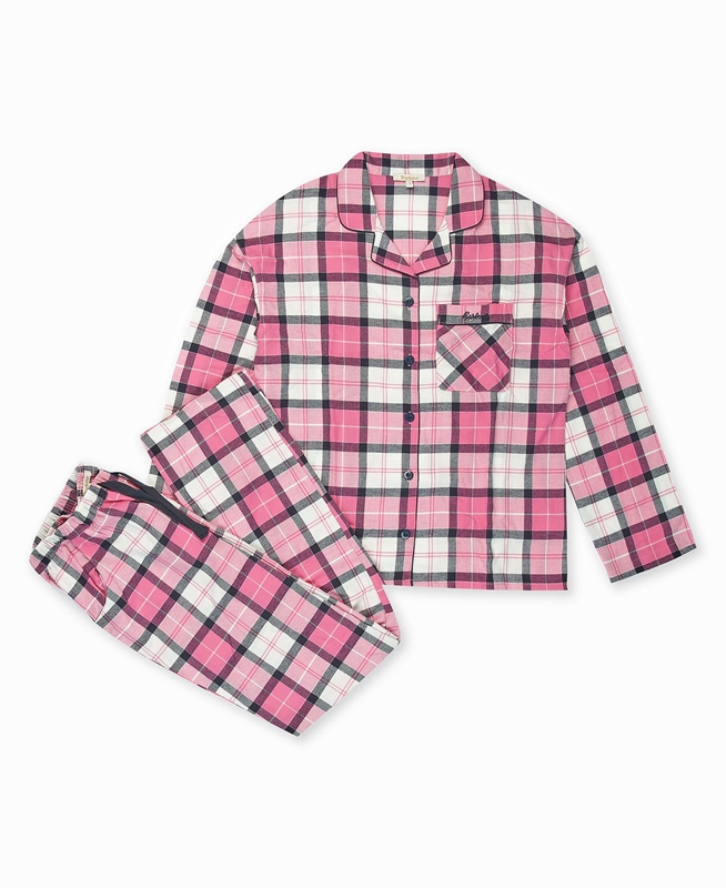 Pink Women's Barbour Ellery PJ Set Nightwear | DAKS-89372