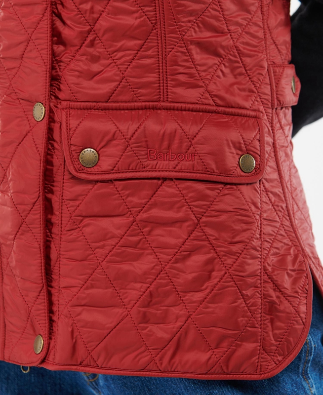 Red Women's Barbour Wray Vest | JIHS-82563