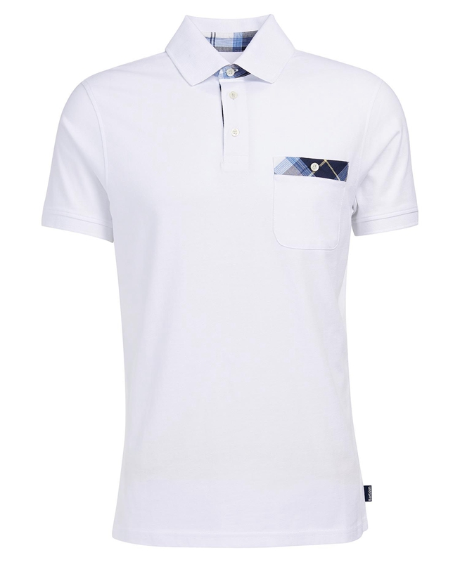 White Men's Barbour Lirst T Shirts | IJSV-36024