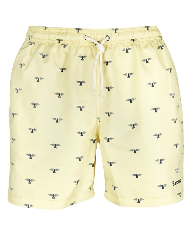 Yellow Men's Barbour Coastal Swim Pants | TQOG-81639