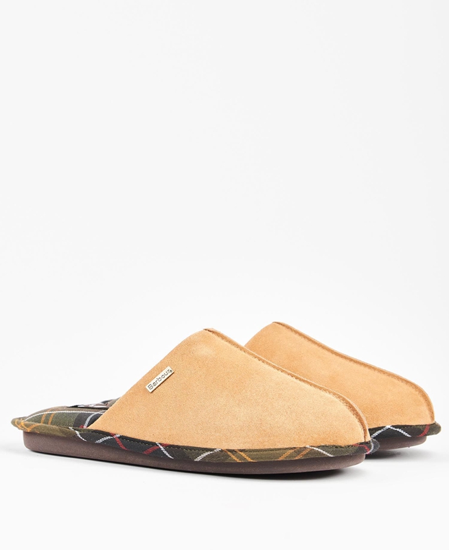 Yellow Women's Barbour Simone Slippers | NBTX-97812